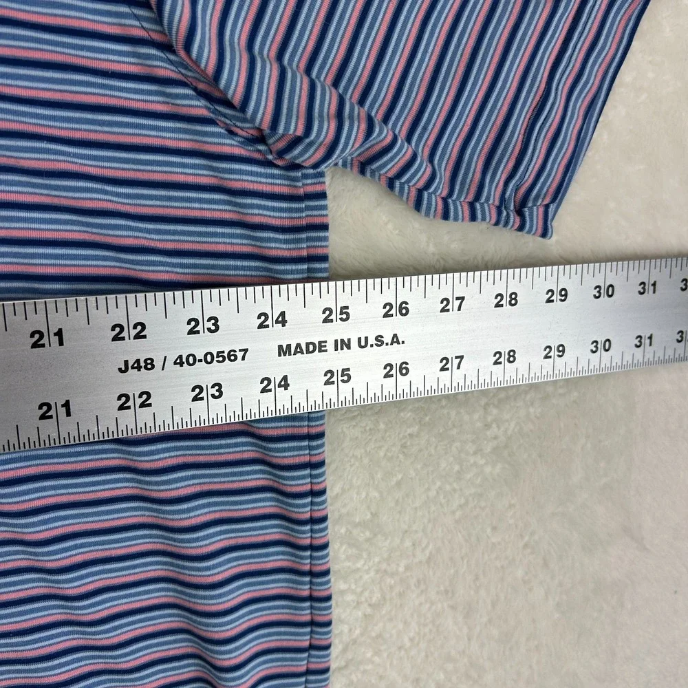 Southern Hills Peter Millar Polo Shirt Men XL Striped Golf PGA Championship 2022